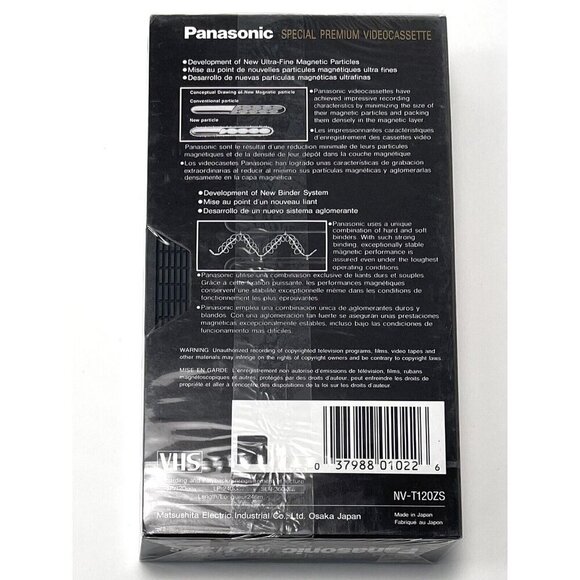 Lot 16 T-120 Blank 6hr EP VHS Videocassette SONY POLAROID RADIOSHACK JVC NIP NEW - Picture 3 of 15